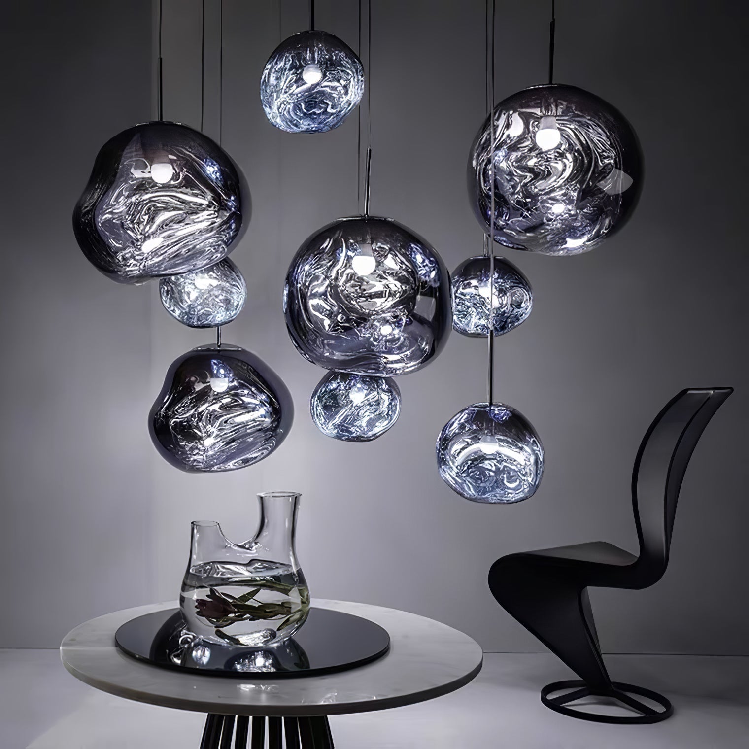 Multi Lava Round Pendant Lamp - Blowlighting