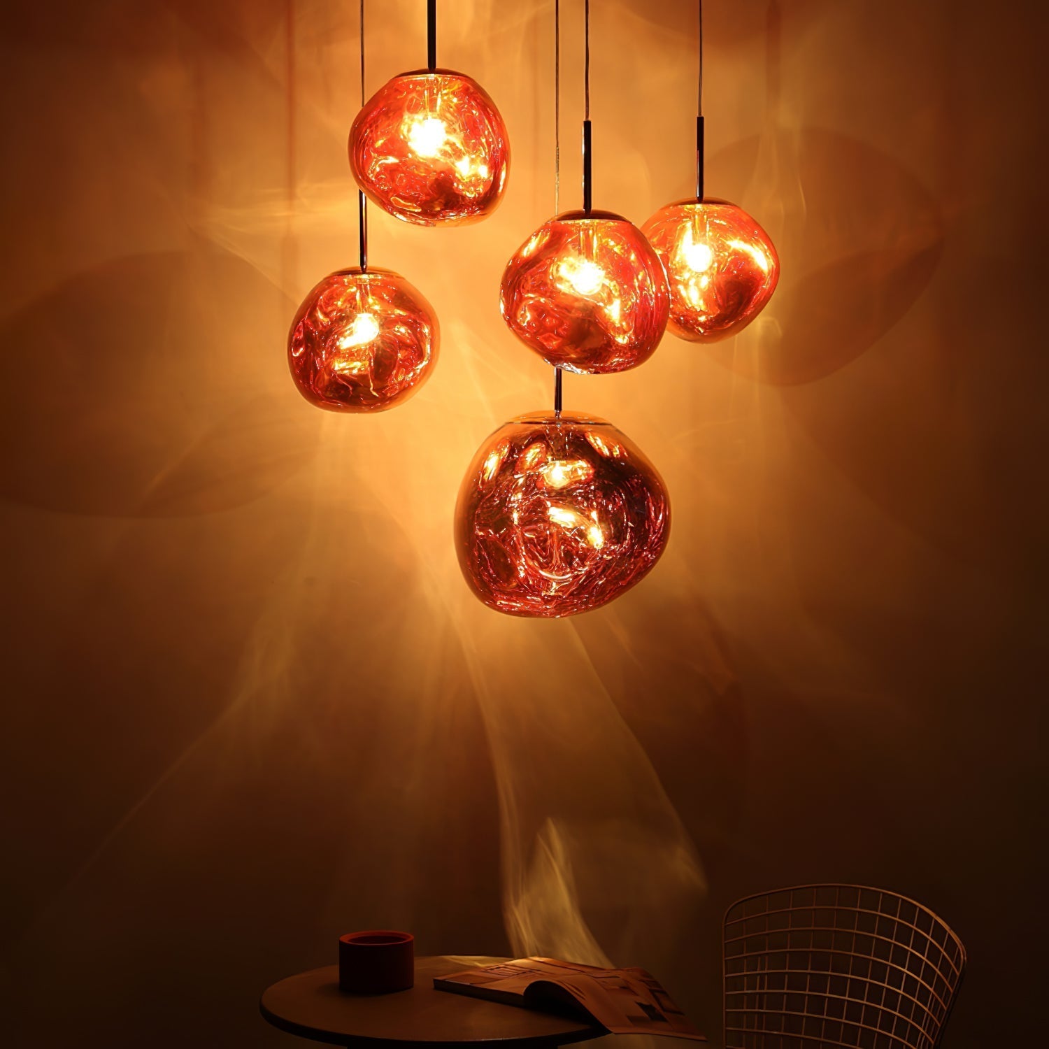 Multi Lava Round Pendant Lamp - Blowlighting