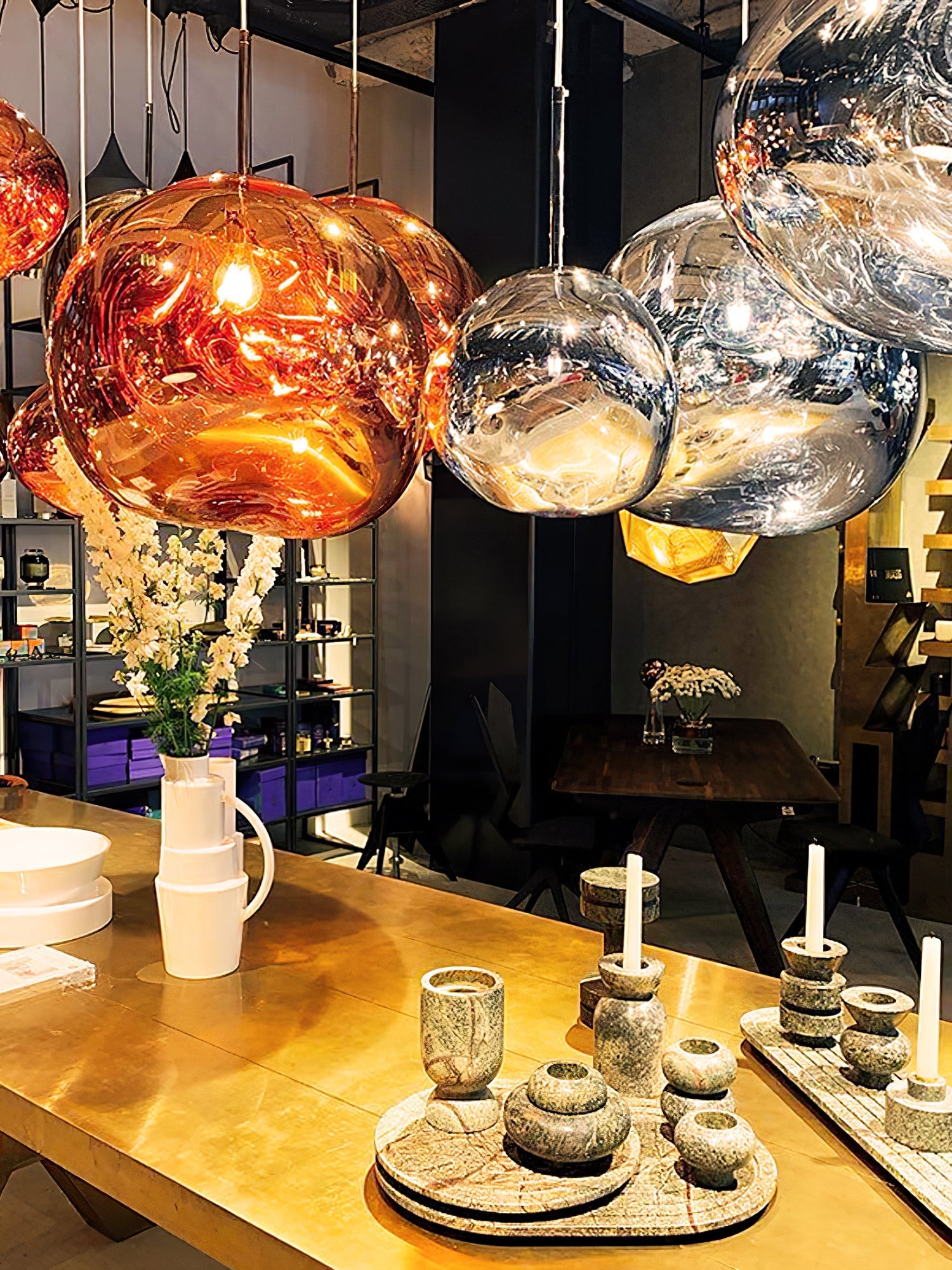 Multi Lava Round Pendant Lamp - Blowlighting