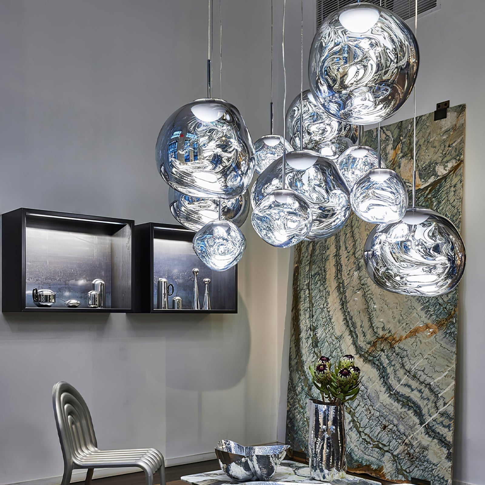 Multi Lava Round Pendant Lamp - Blowlighting