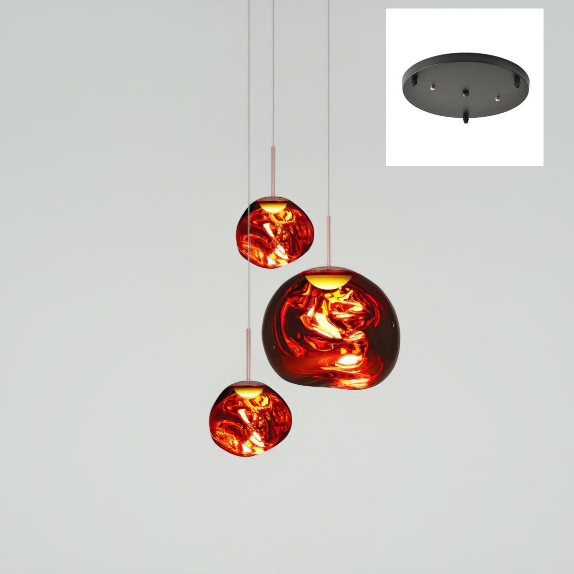Multi Lava Round Pendant Lamp - Blowlighting