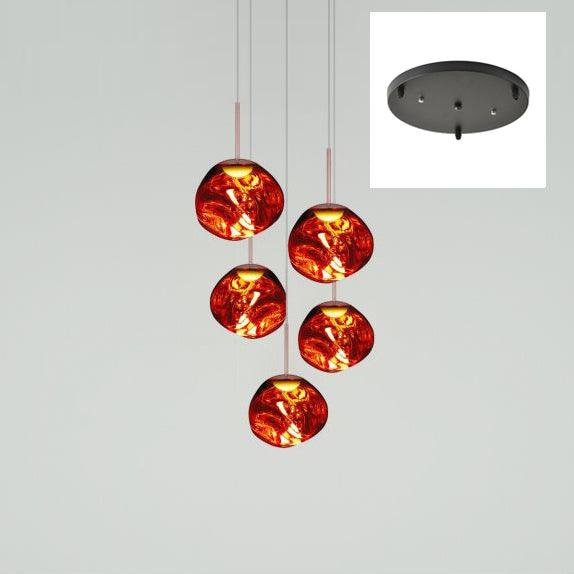 Multi Lava Round Pendant Lamp - Blowlighting