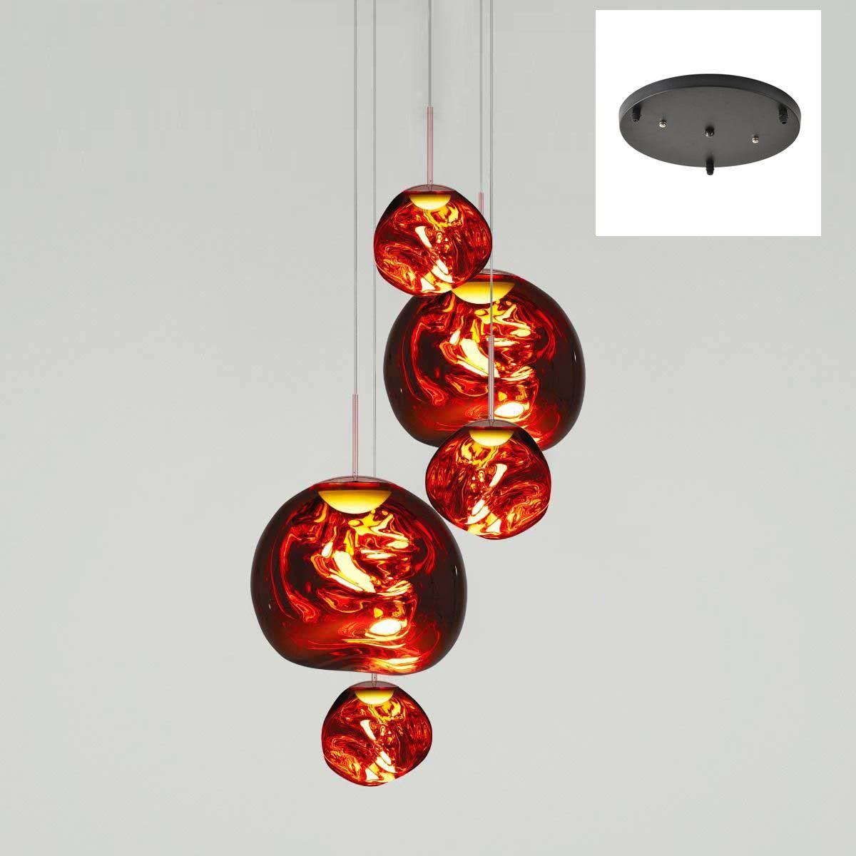 Multi Lava Round Pendant Lamp - Blowlighting