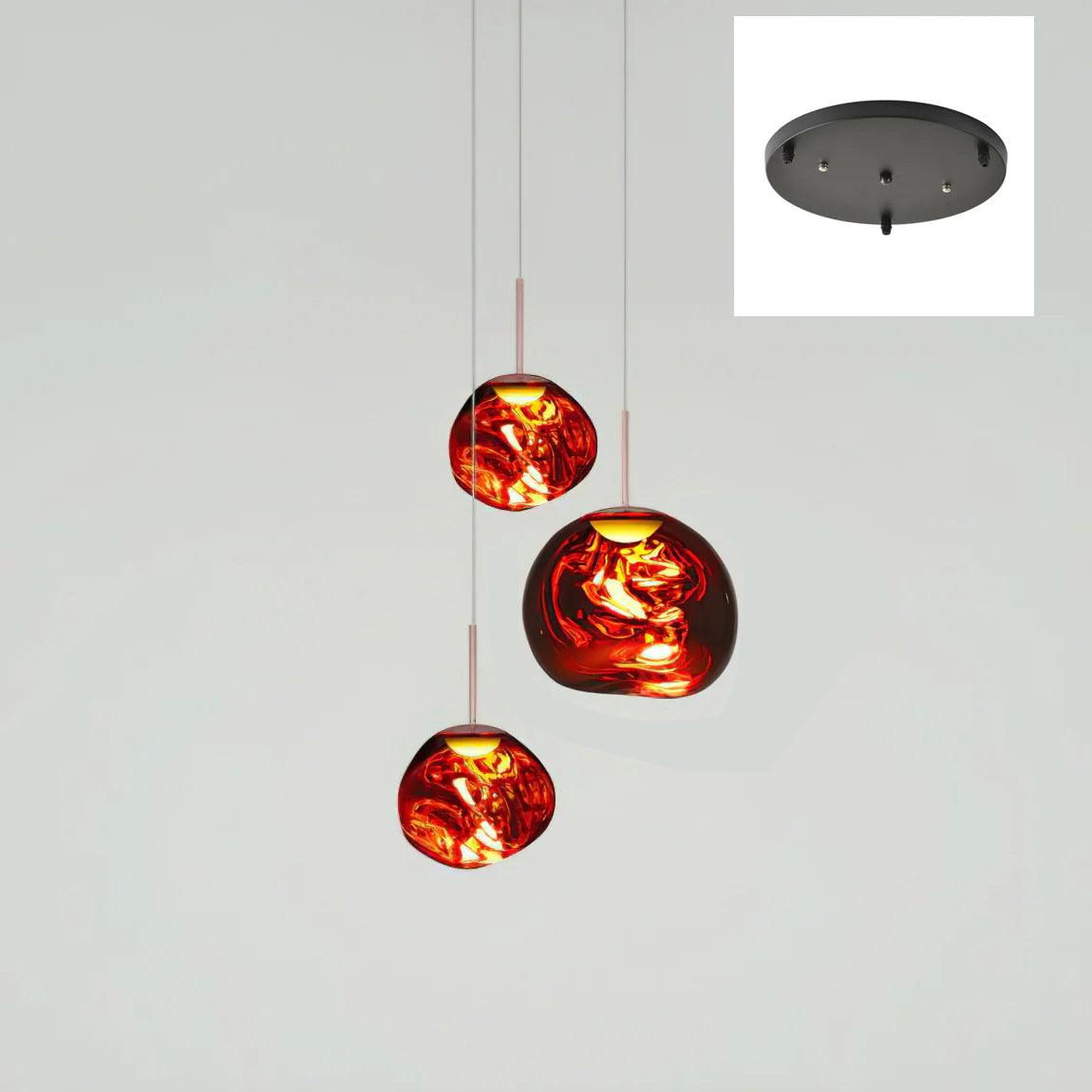 Multi Lava Round Pendant Lamp - Blowlighting