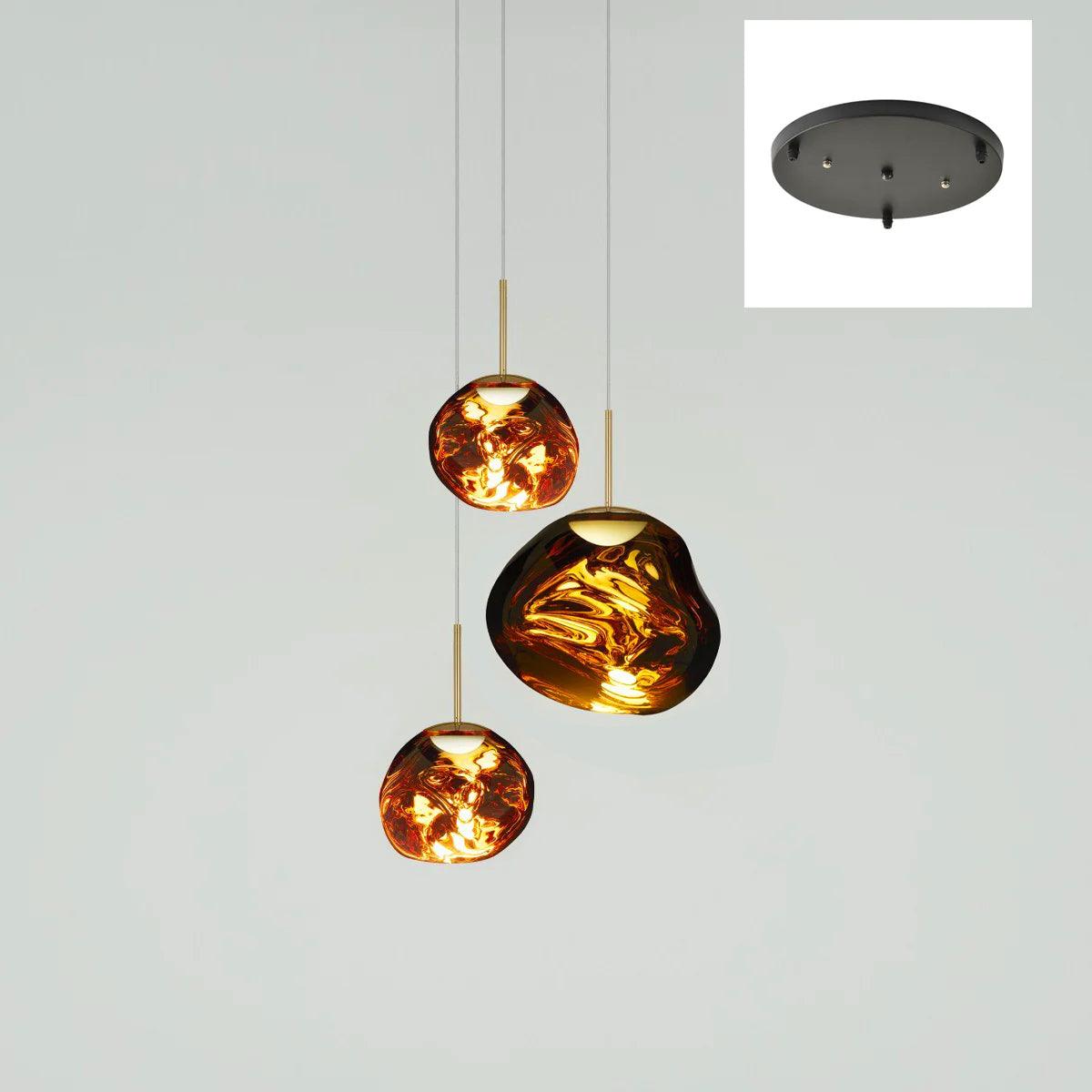 Multi Lava Round Pendant Lamp - Blowlighting