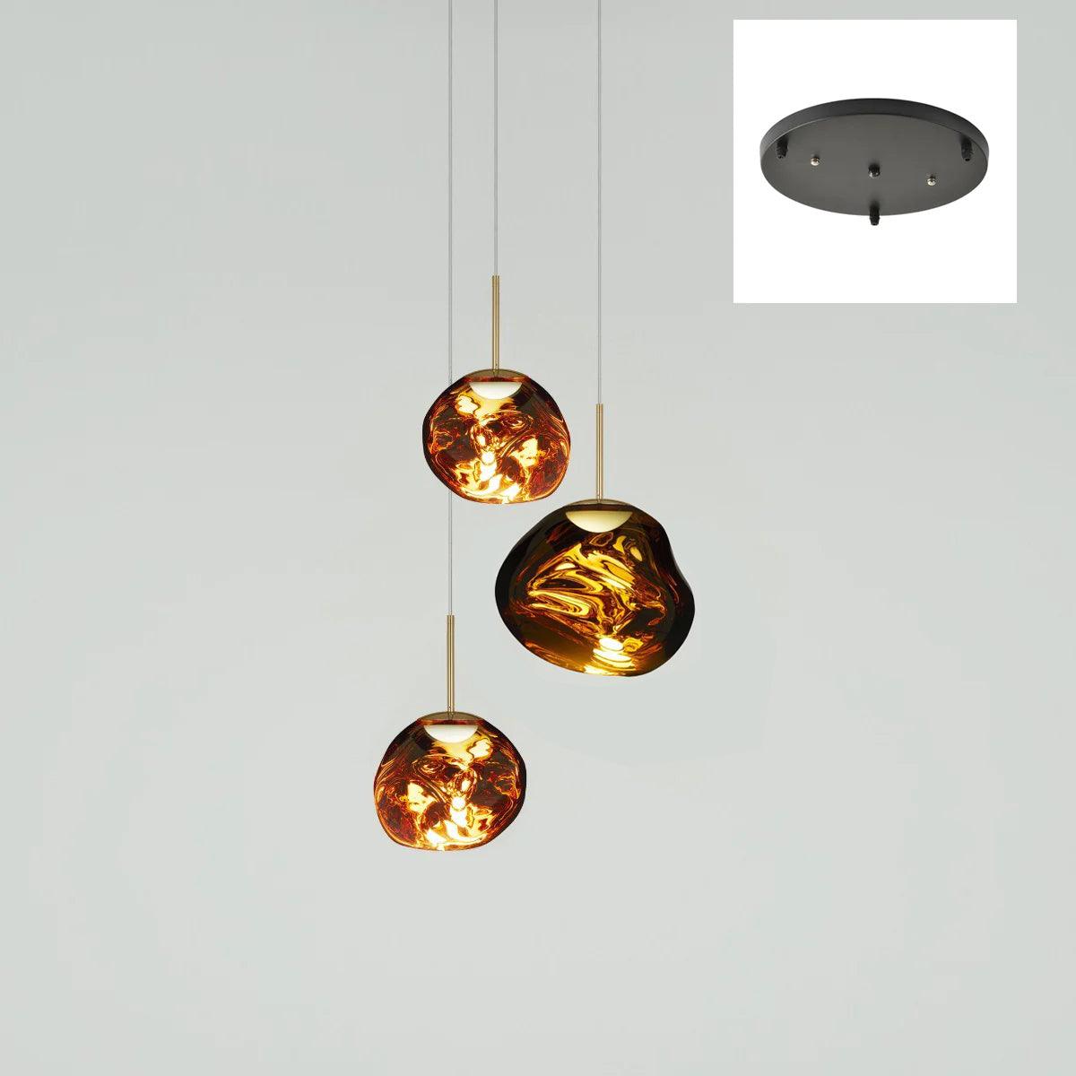 Multi Lava Round Pendant Lamp - Blowlighting