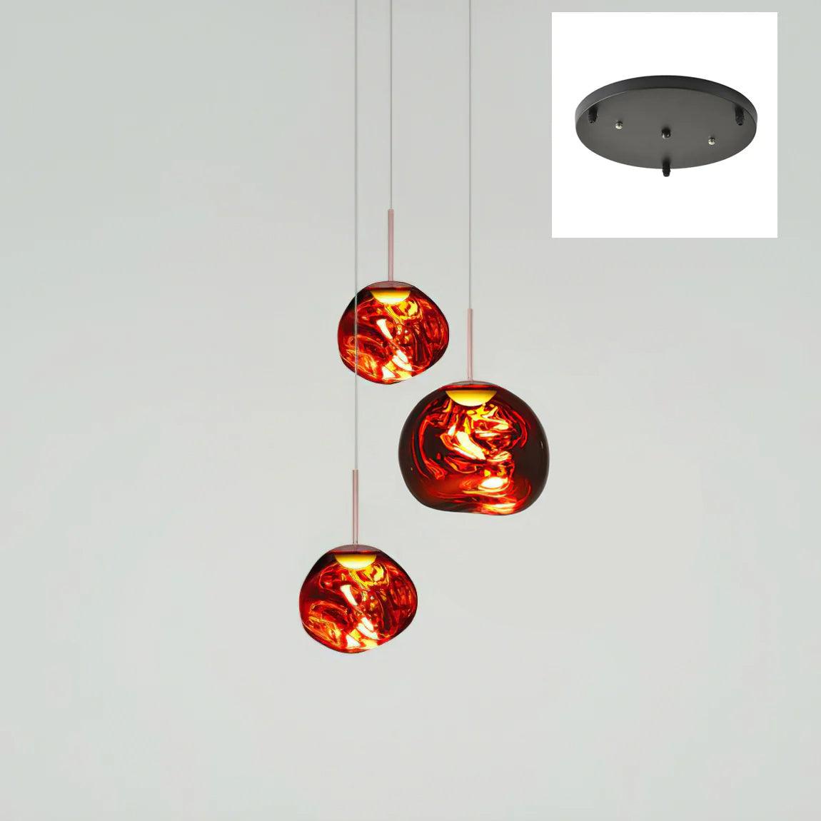 Multi Lava Round Pendant Lamp - Blowlighting