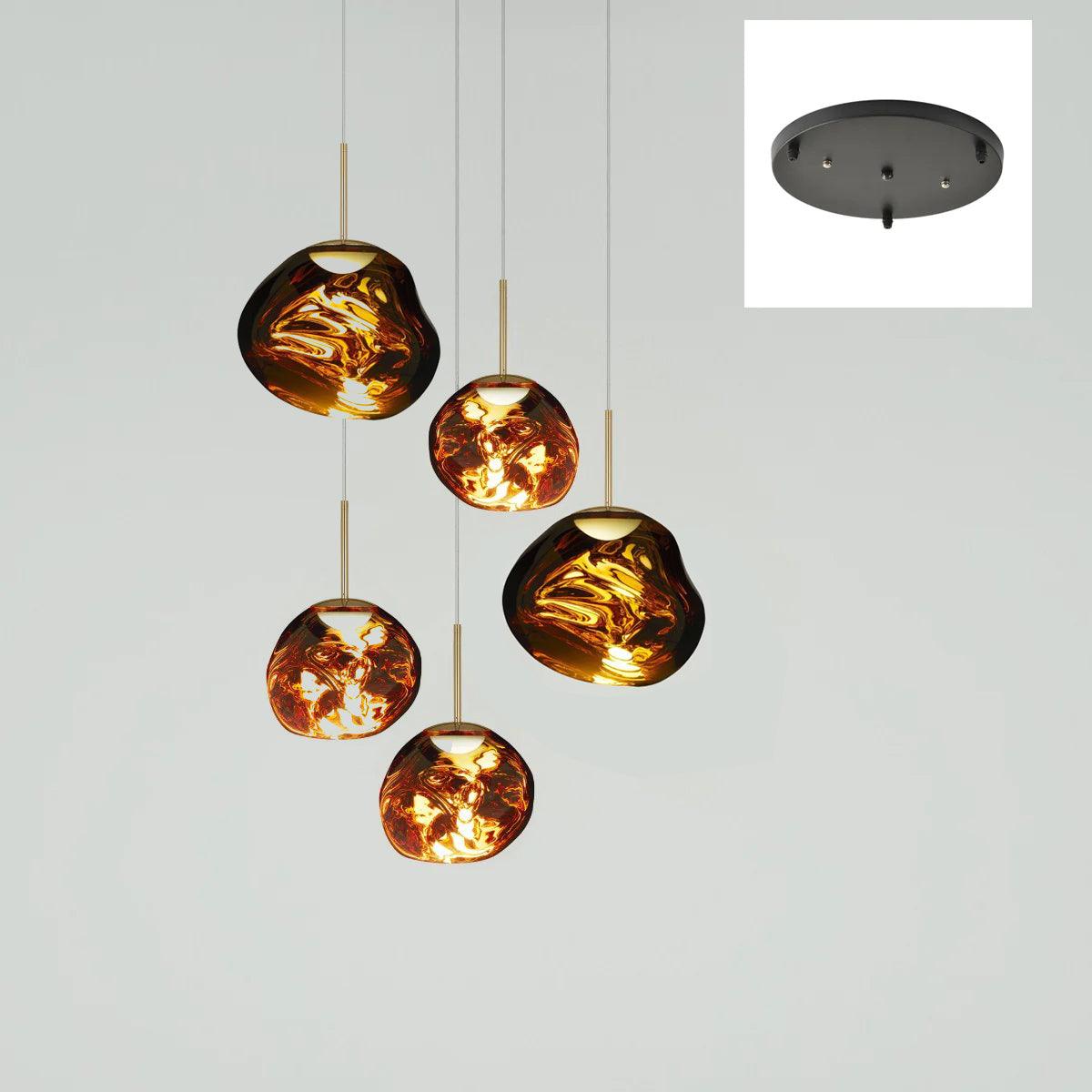 Multi Lava Round Pendant Lamp - Blowlighting