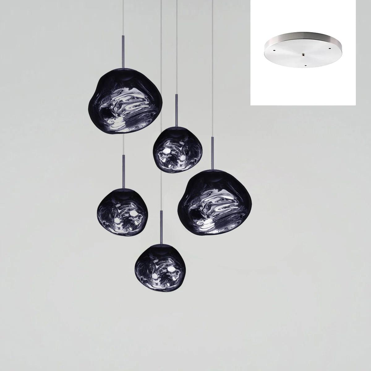 Multi Lava Round Pendant Lamp - Blowlighting