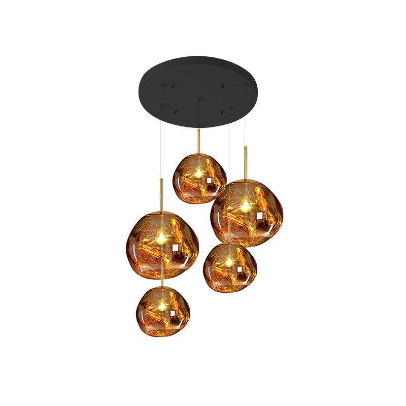 Multi Lava Round Pendant Lamp - Blowlighting