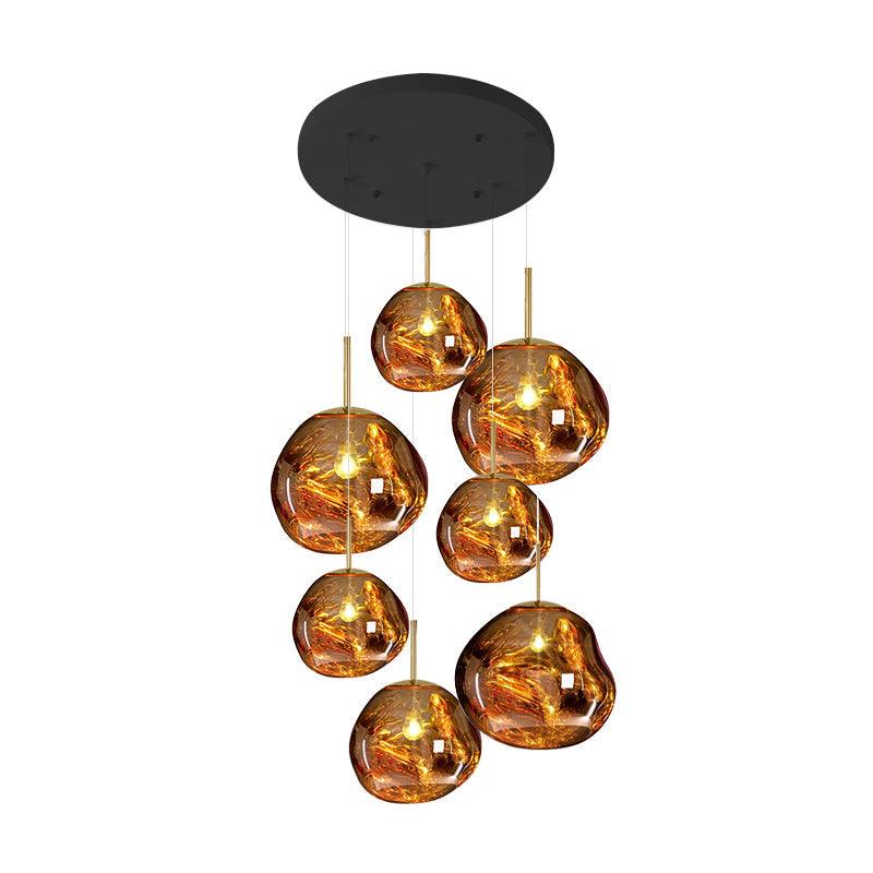 Multi Lava Round Pendant Lamp - Blowlighting