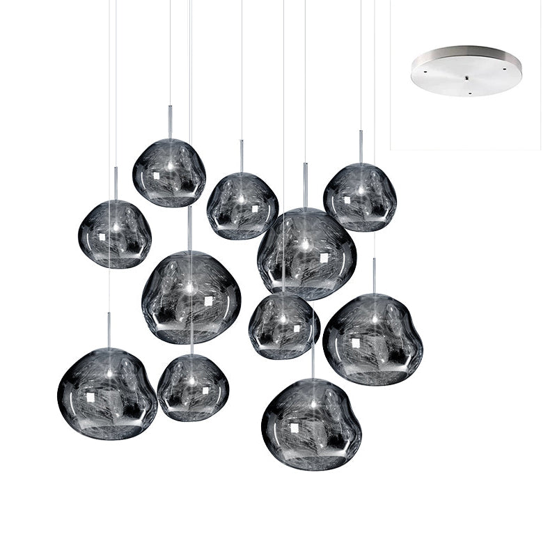 Multi Lava Round Pendant Lamp - Blowlighting