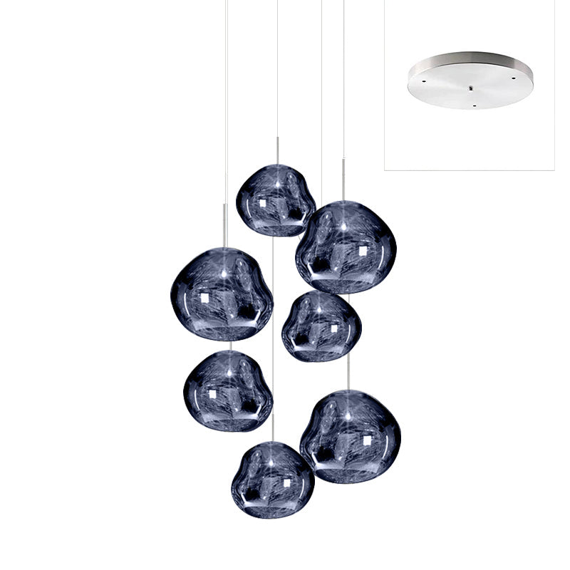 Multi Lava Round Pendant Lamp - Blowlighting