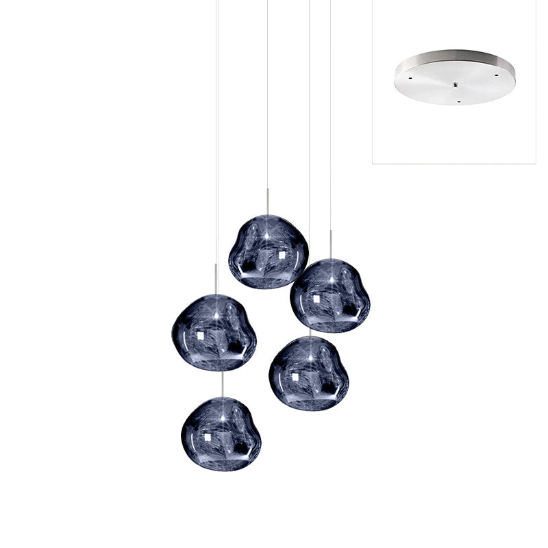 Multi Lava Round Pendant Lamp - Blowlighting