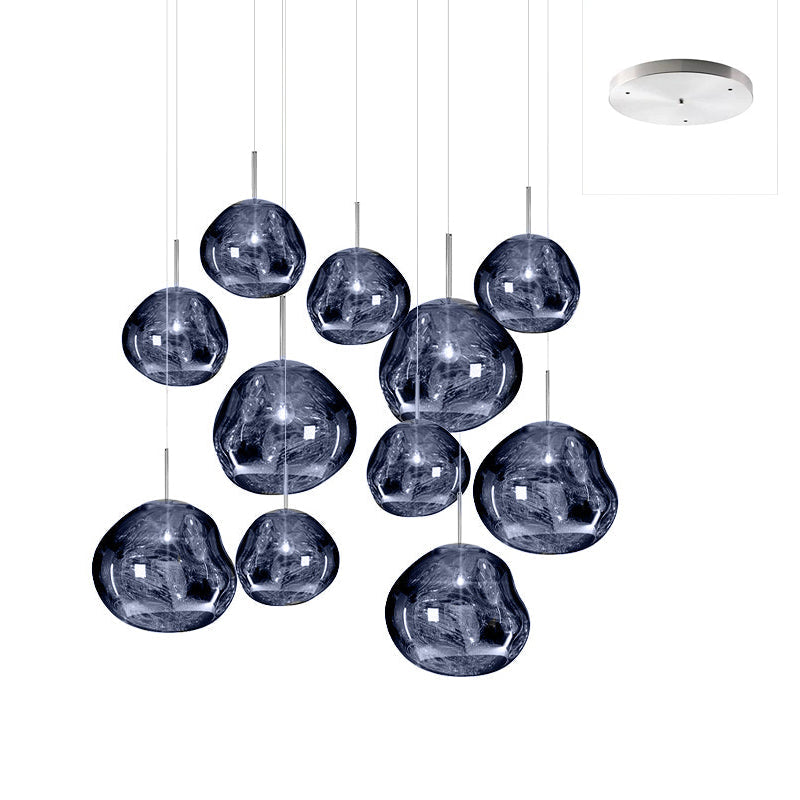 Multi Lava Round Pendant Lamp - Blowlighting