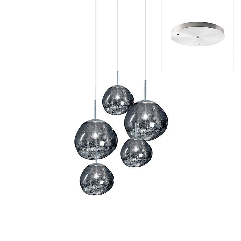 Multi Lava Round Pendant Lamp - Blowlighting