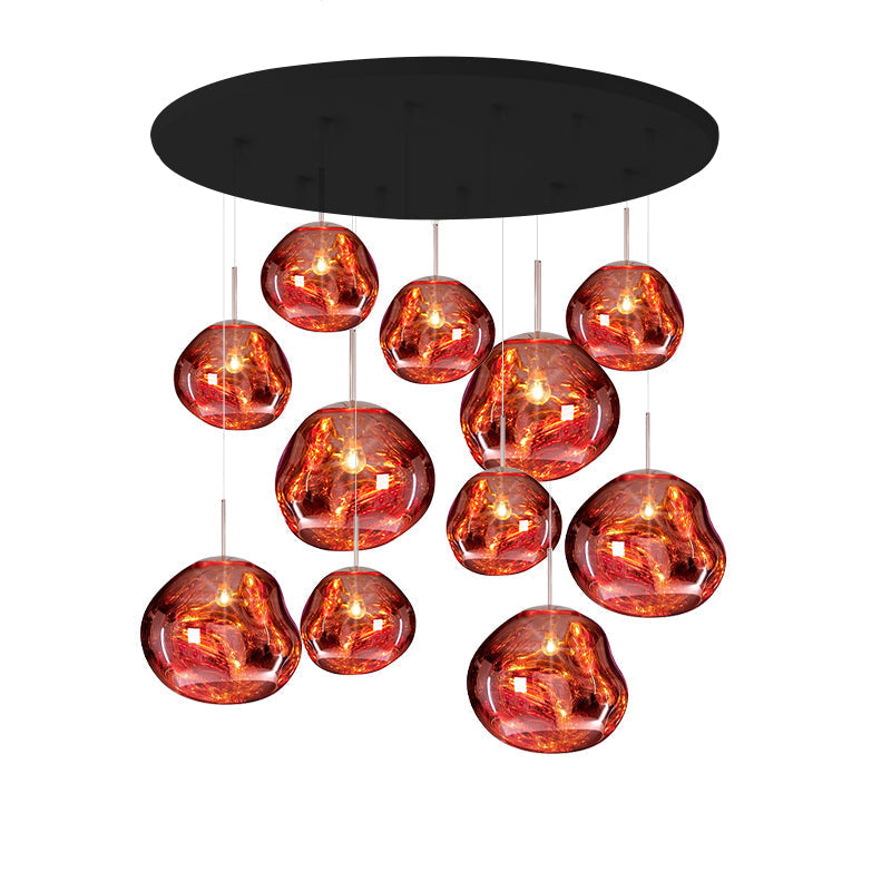 Multi Lava Round Pendant Lamp - Blowlighting