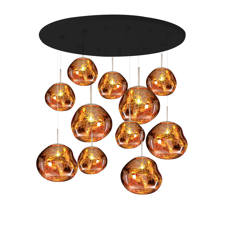 Multi Lava Round Pendant Lamp - Blowlighting