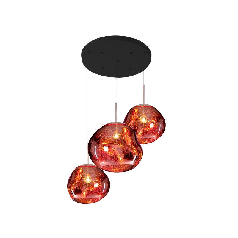 Multi Lava Round Pendant Lamp - Blowlighting
