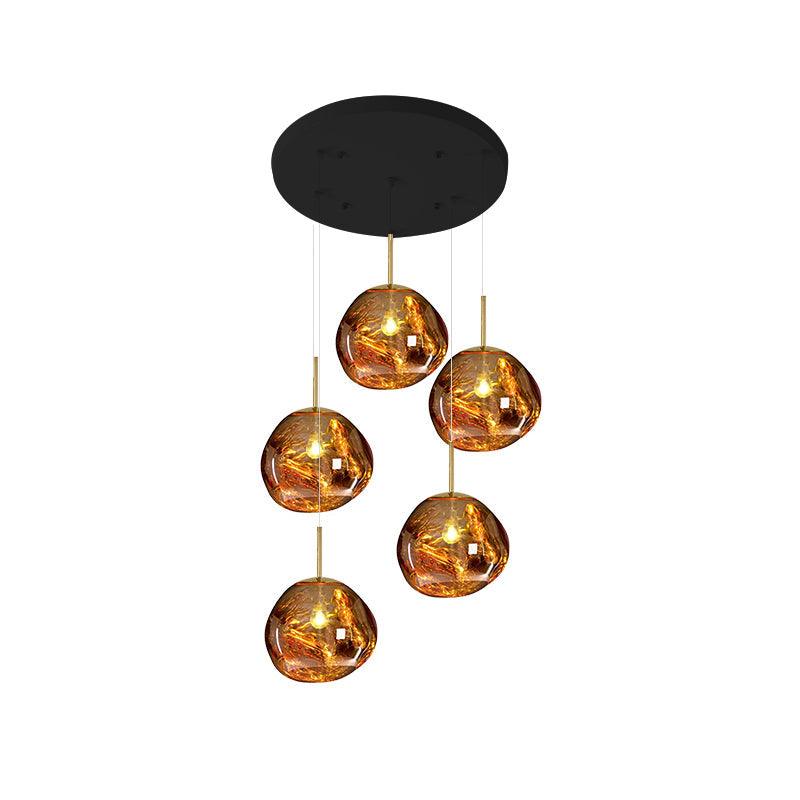Multi Lava Round Pendant Lamp - Blowlighting