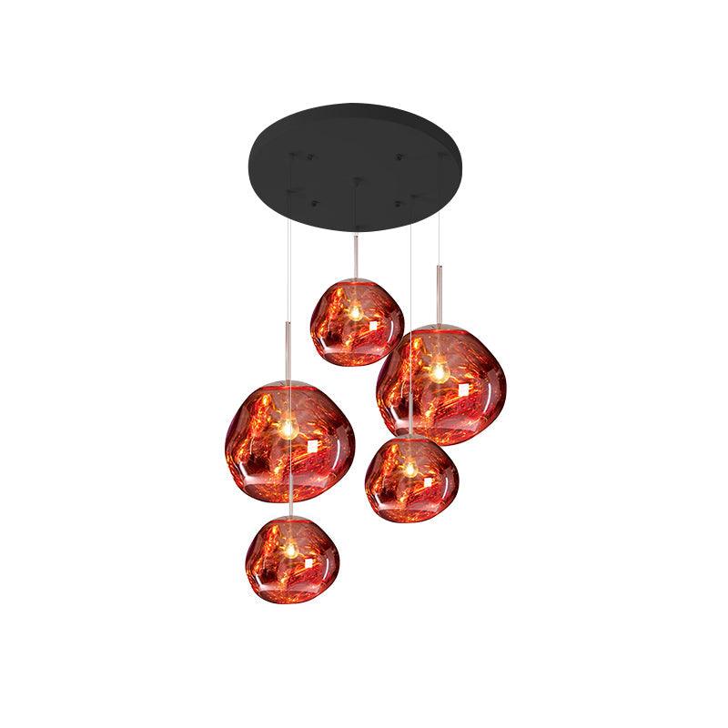 Multi Lava Round Pendant Lamp - Blowlighting