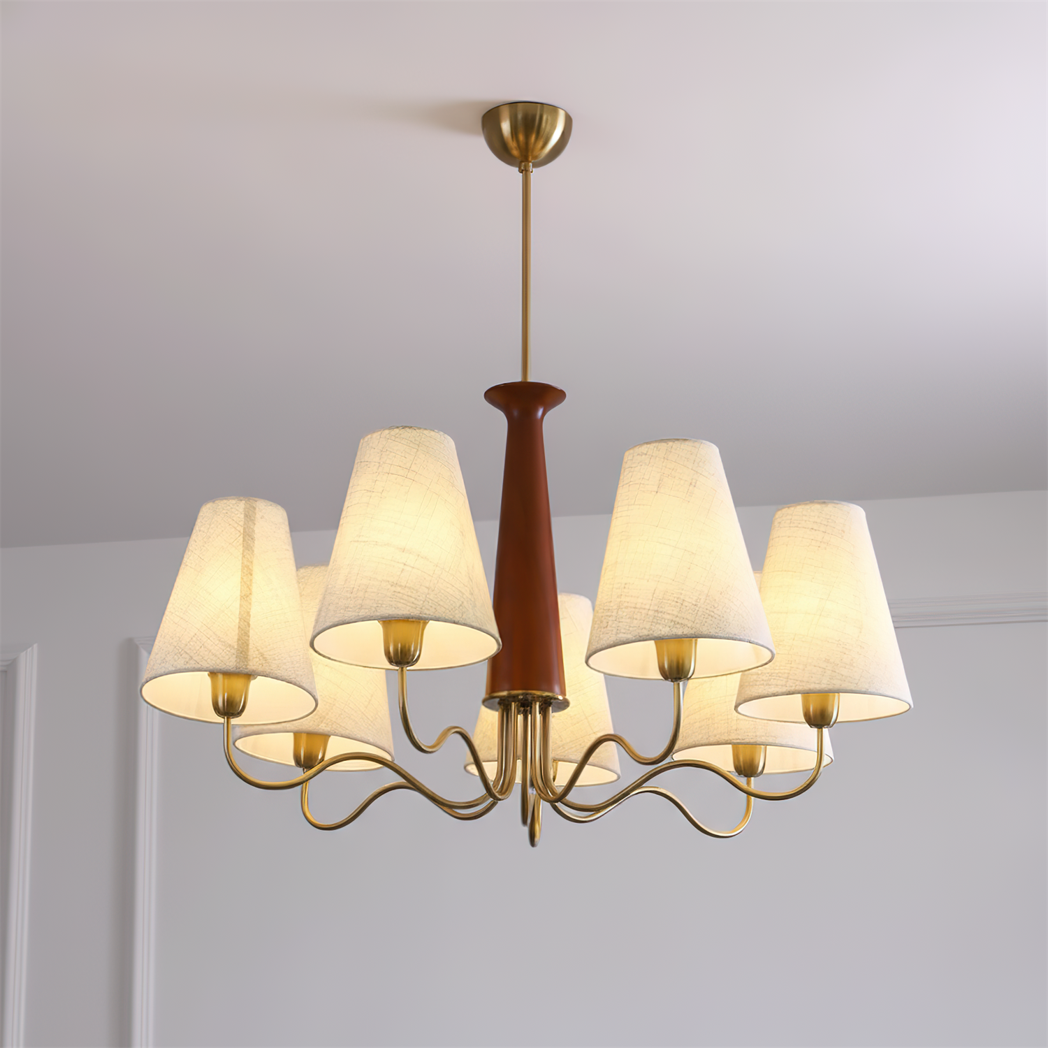 Cadence Elegant Fabric Chandelier