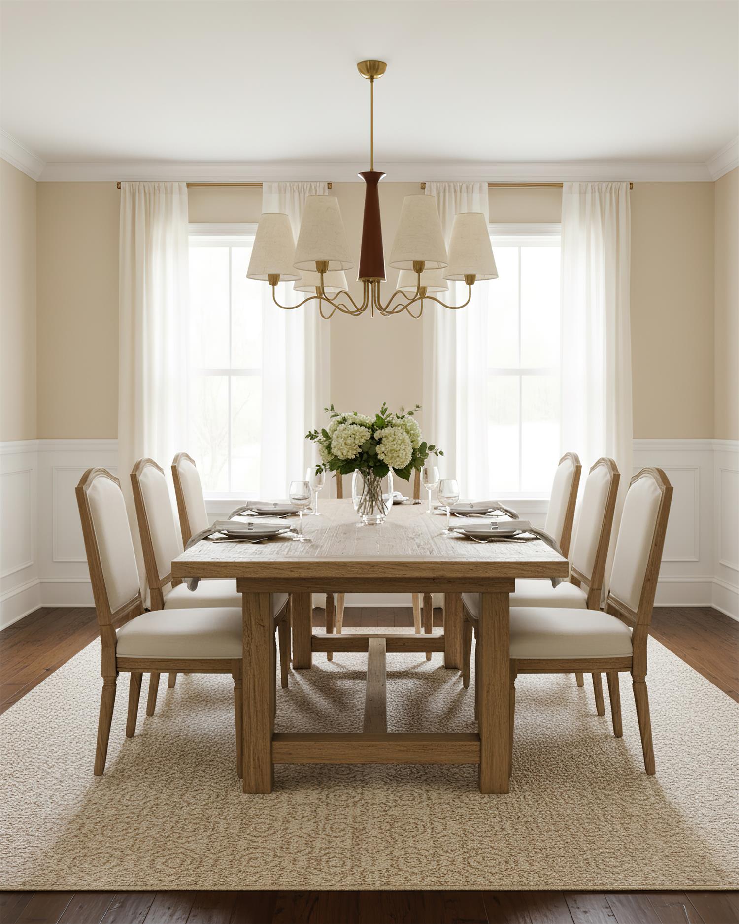 Cadence Elegant Fabric Chandelier