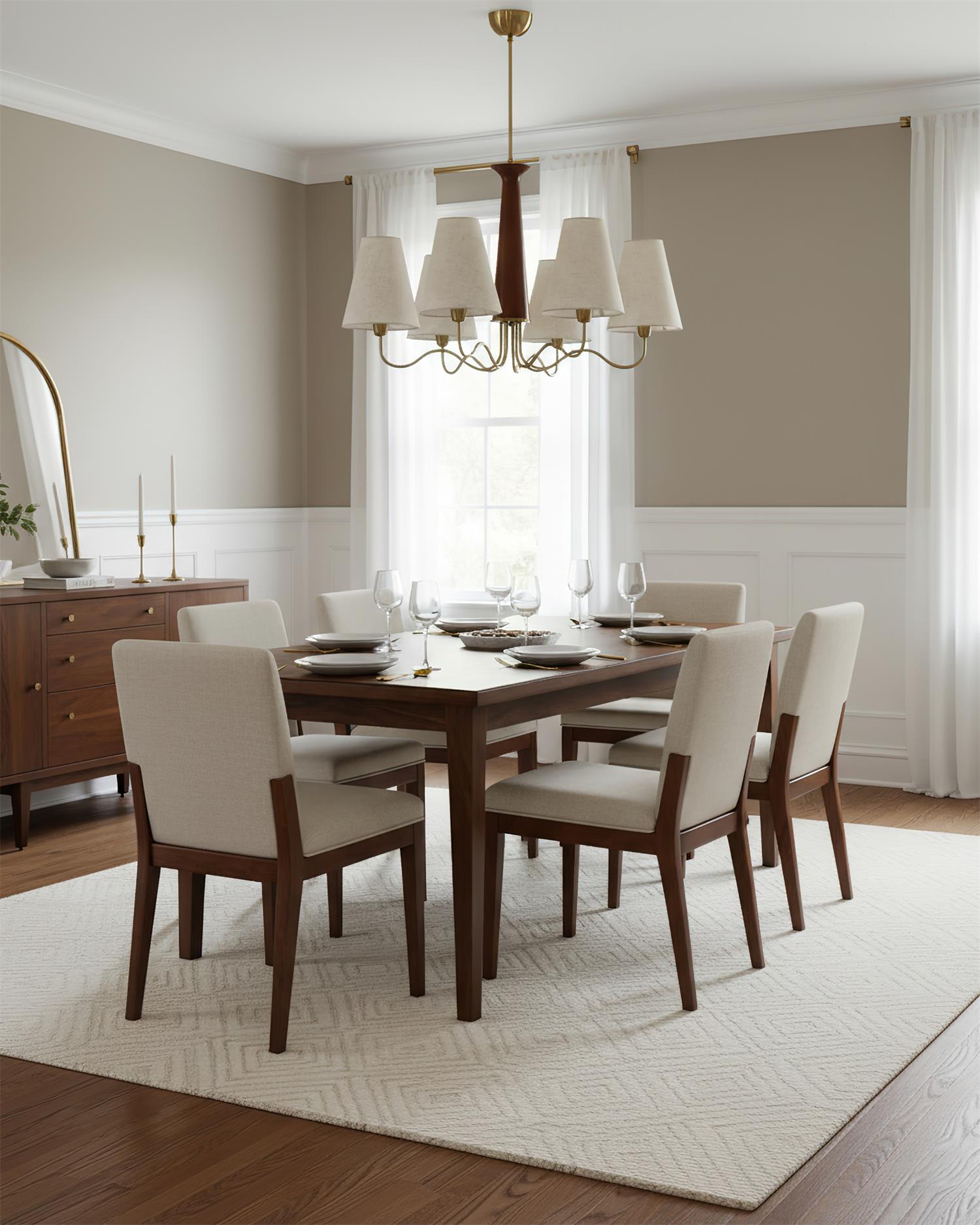 Cadence Elegant Fabric Chandelier