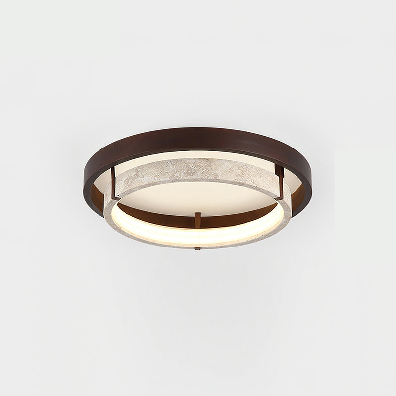 Menine Wabi-Sabi Travertine Ceiling Light
