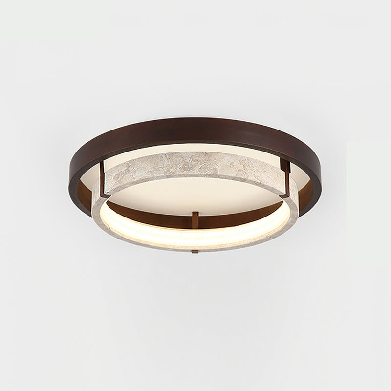 Menine Wabi-Sabi Travertine Ceiling Light