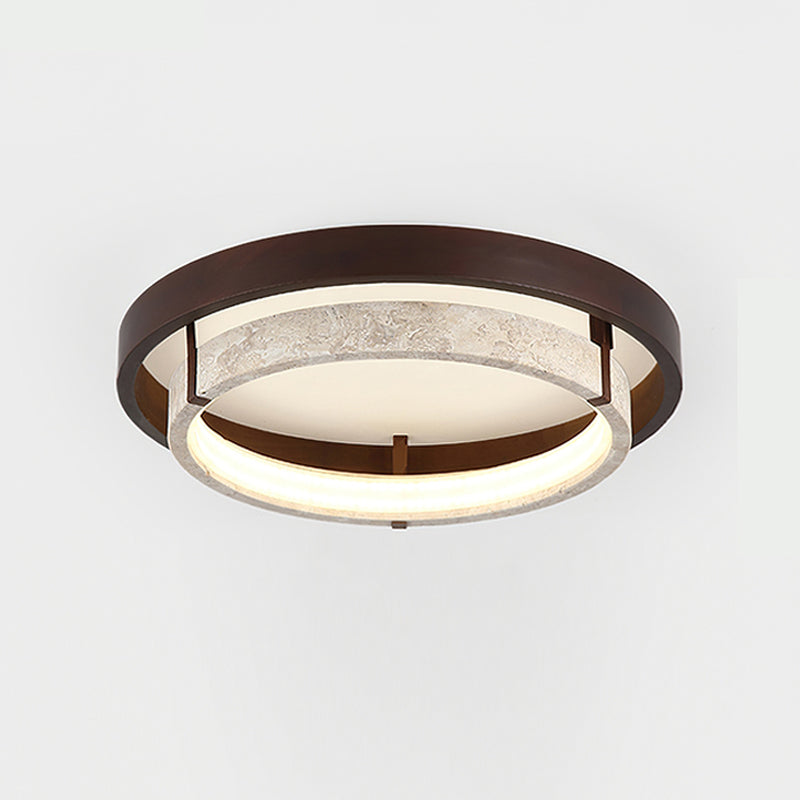 Menine Wabi-Sabi Travertine Ceiling Light