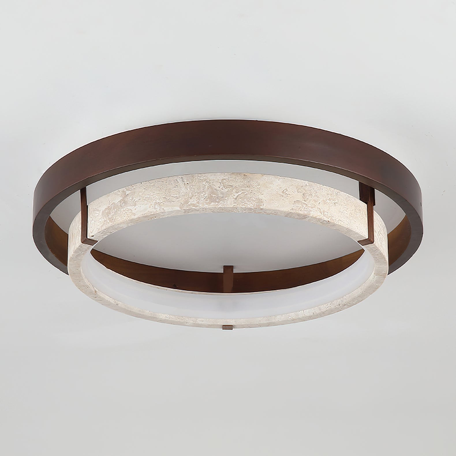 Menine Wabi-Sabi Travertine Ceiling Light