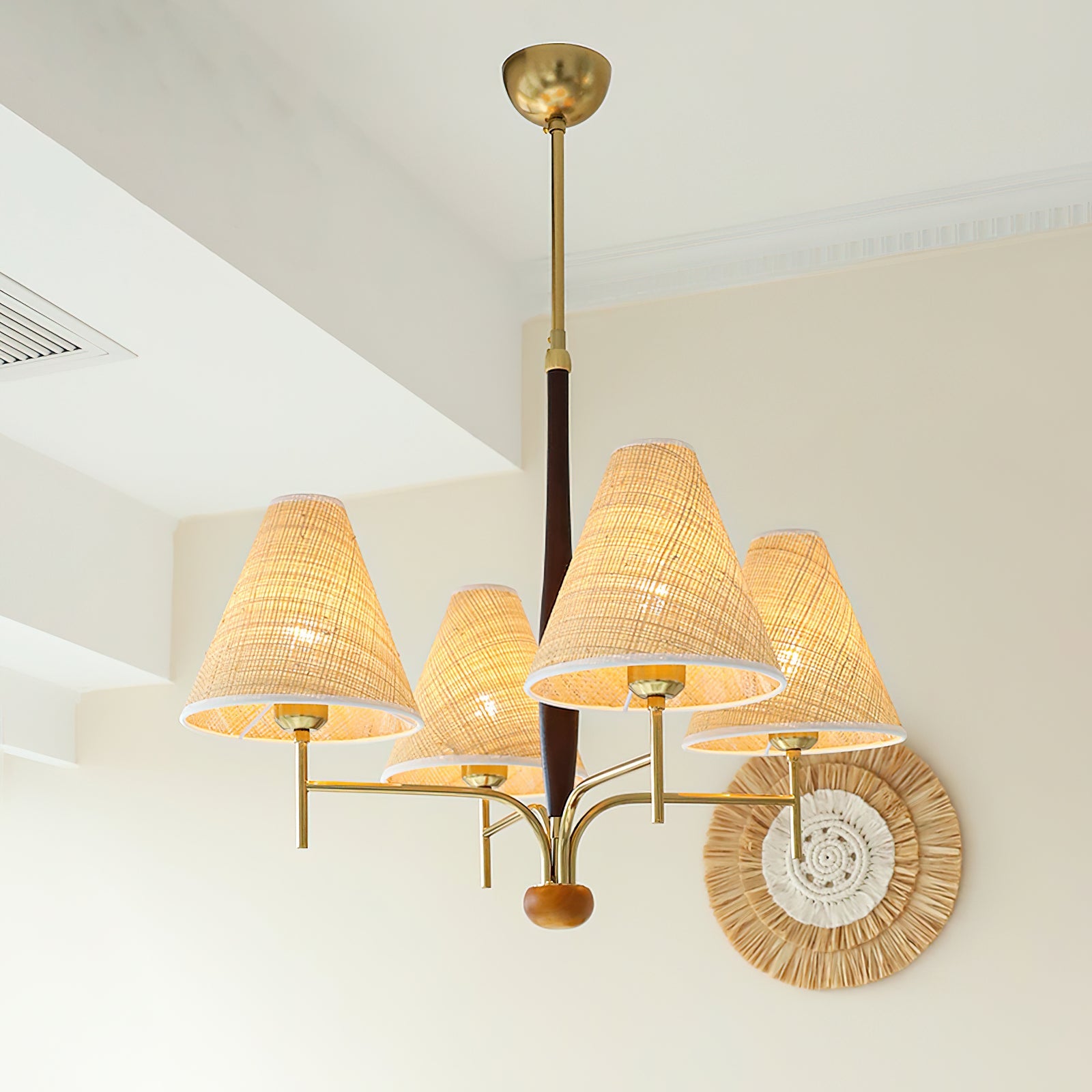 Mercer Modern Fabric Chandelier