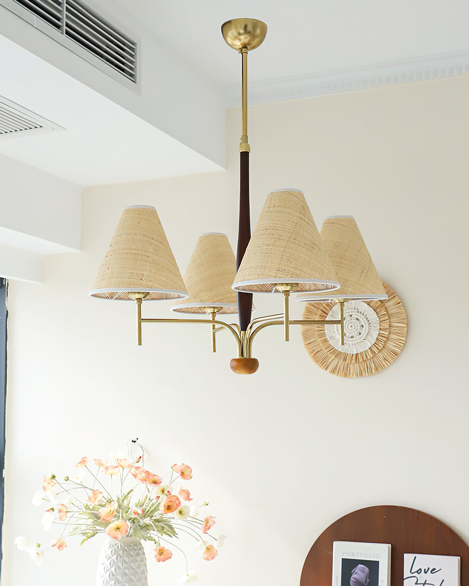 Mercer Modern Fabric Chandelier