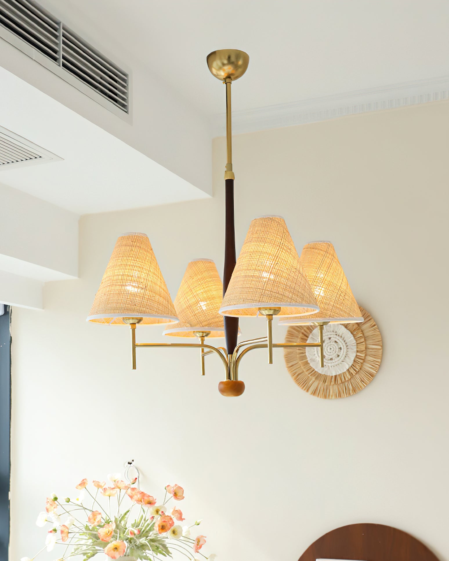 Mercer Modern Fabric Chandelier