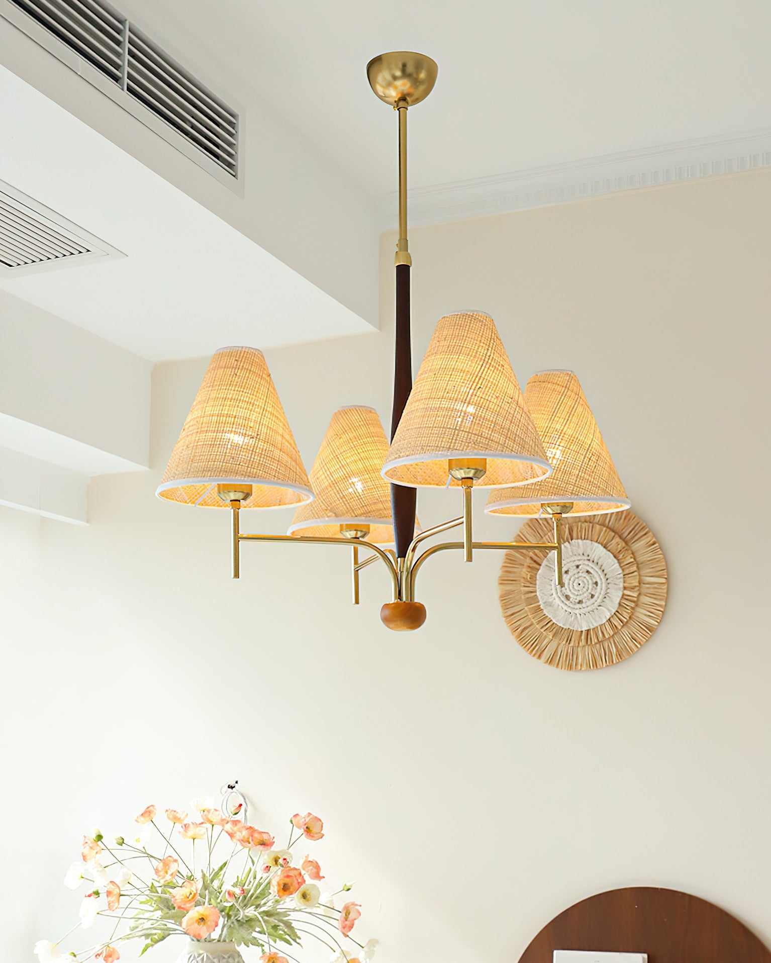 Mercer Modern Fabric Chandelier