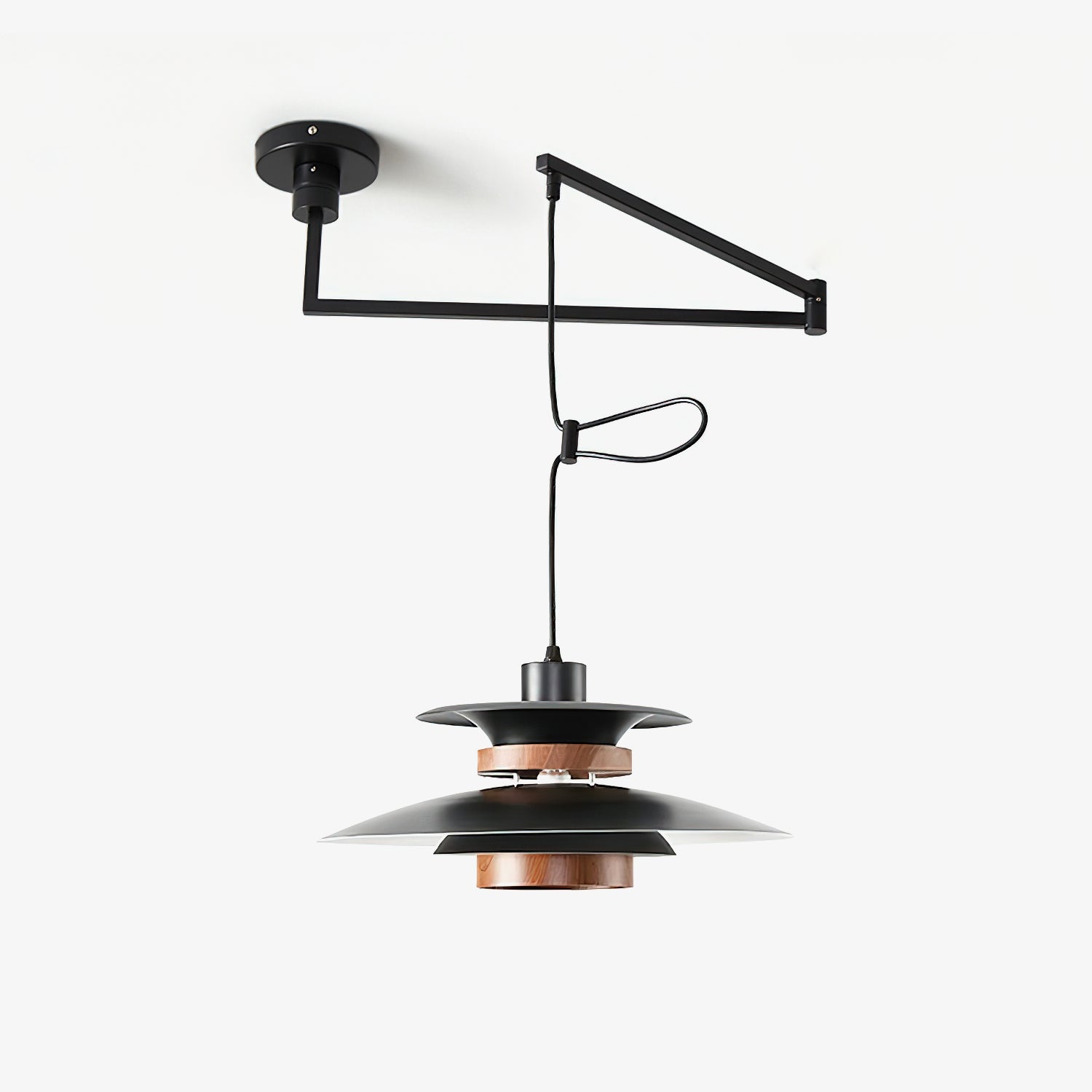 Mercero Swing Arm Pendant Lamp - Blowlighting