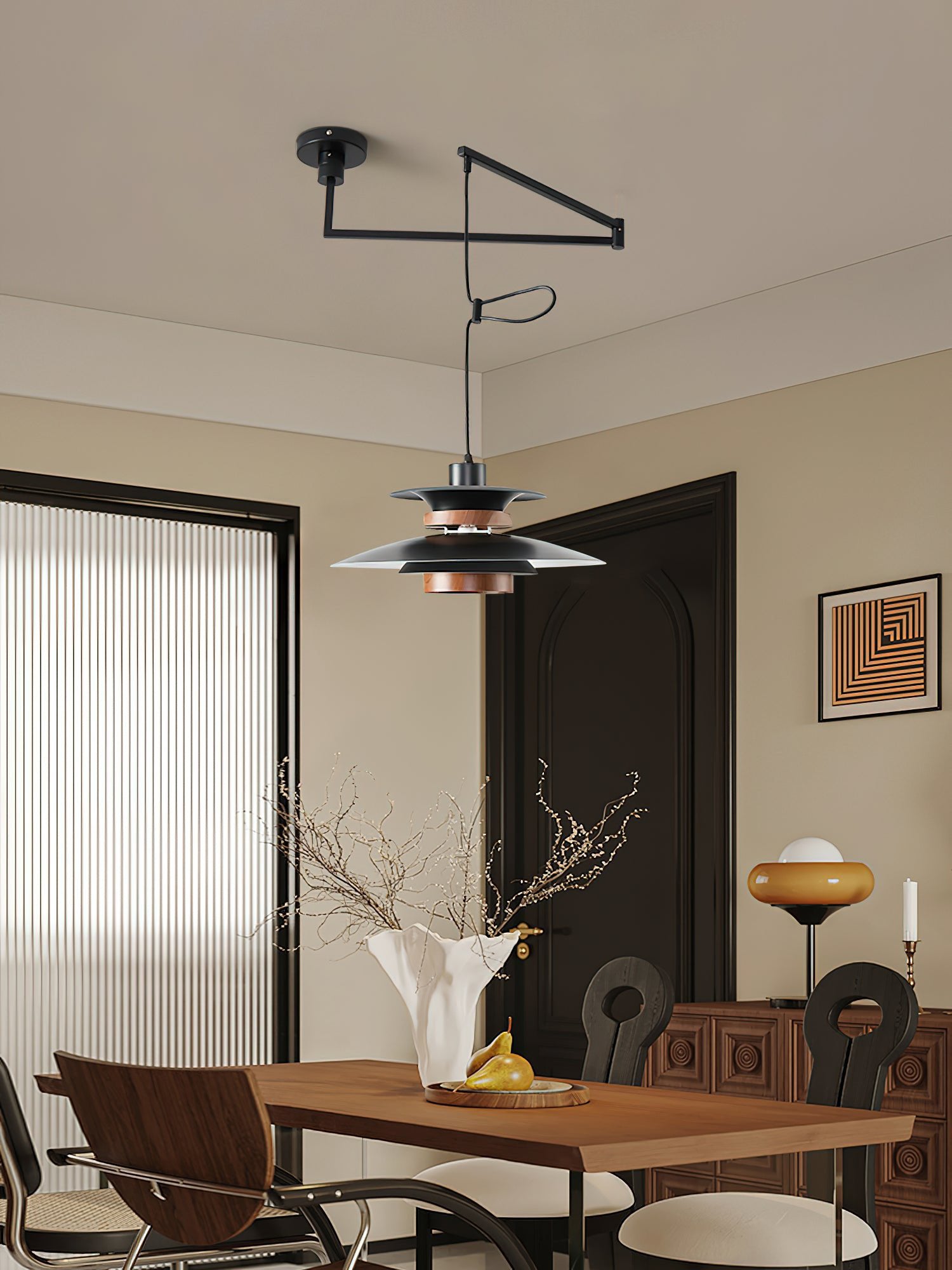 Mercero Swing Arm Pendant Lamp - Blowlighting