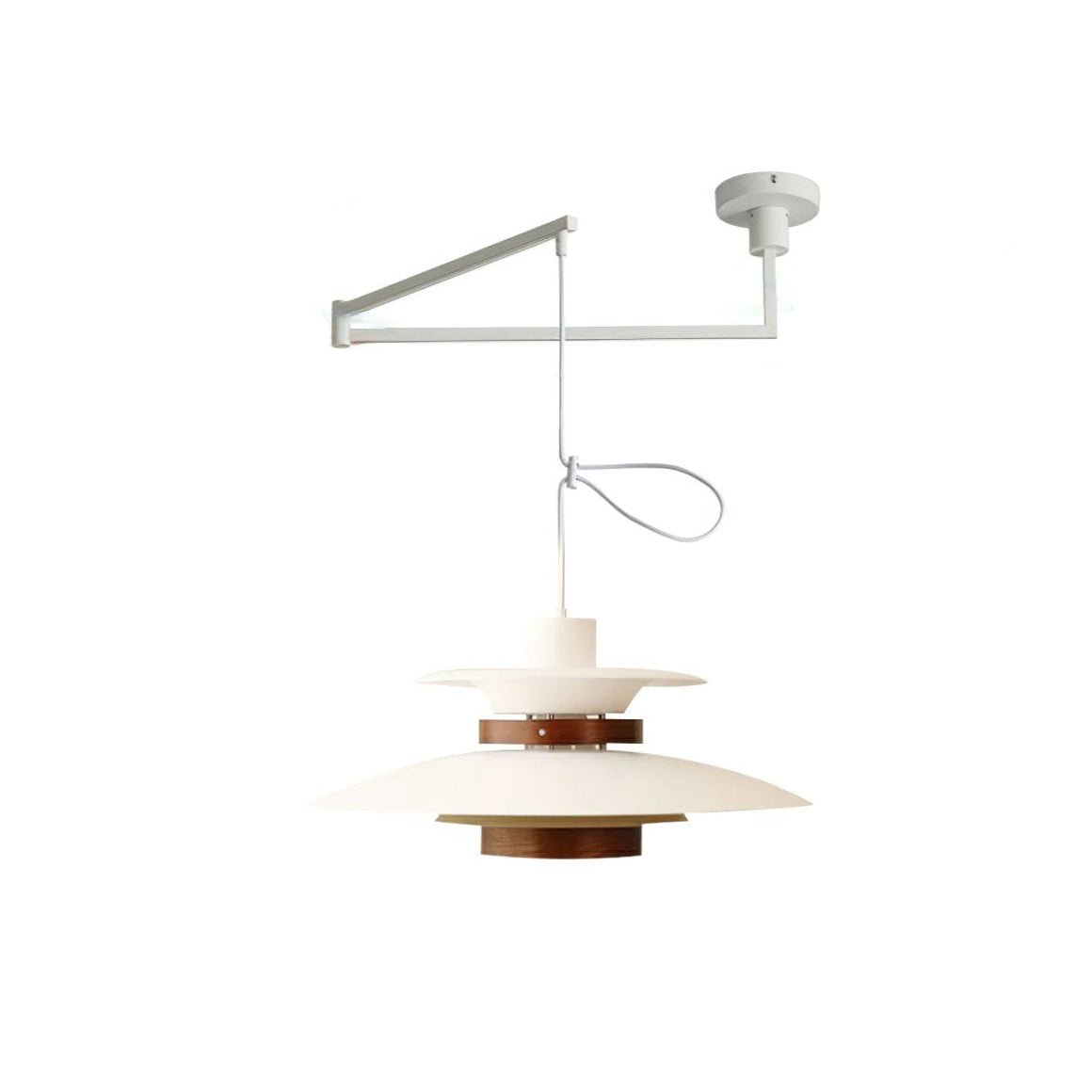 Mercero Swing Arm Pendant Lamp - Blowlighting