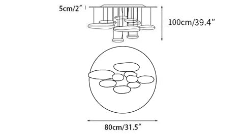 Mercury Ceiling Lamp - Blowlighting
