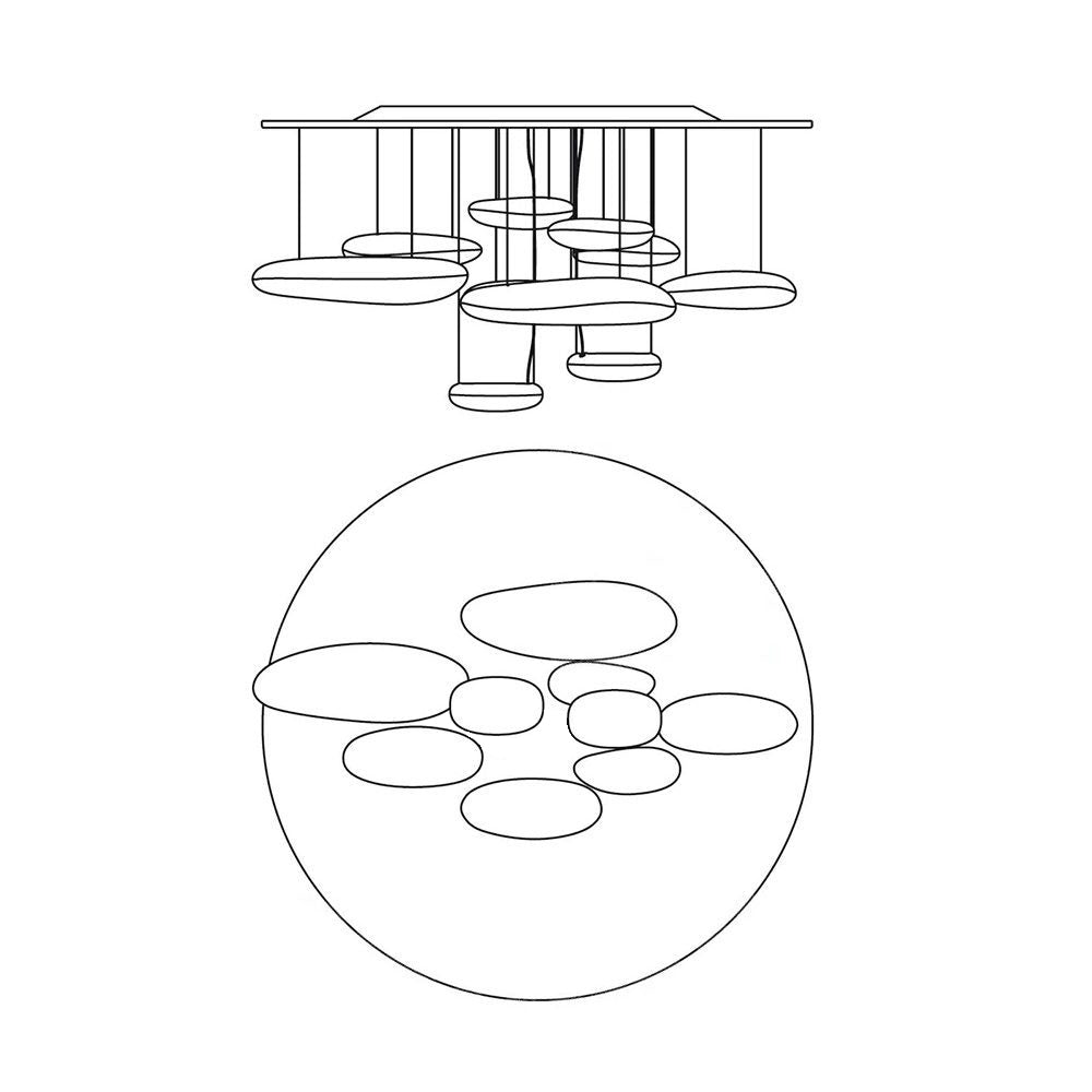Mercury Chandelier - Blowlighting