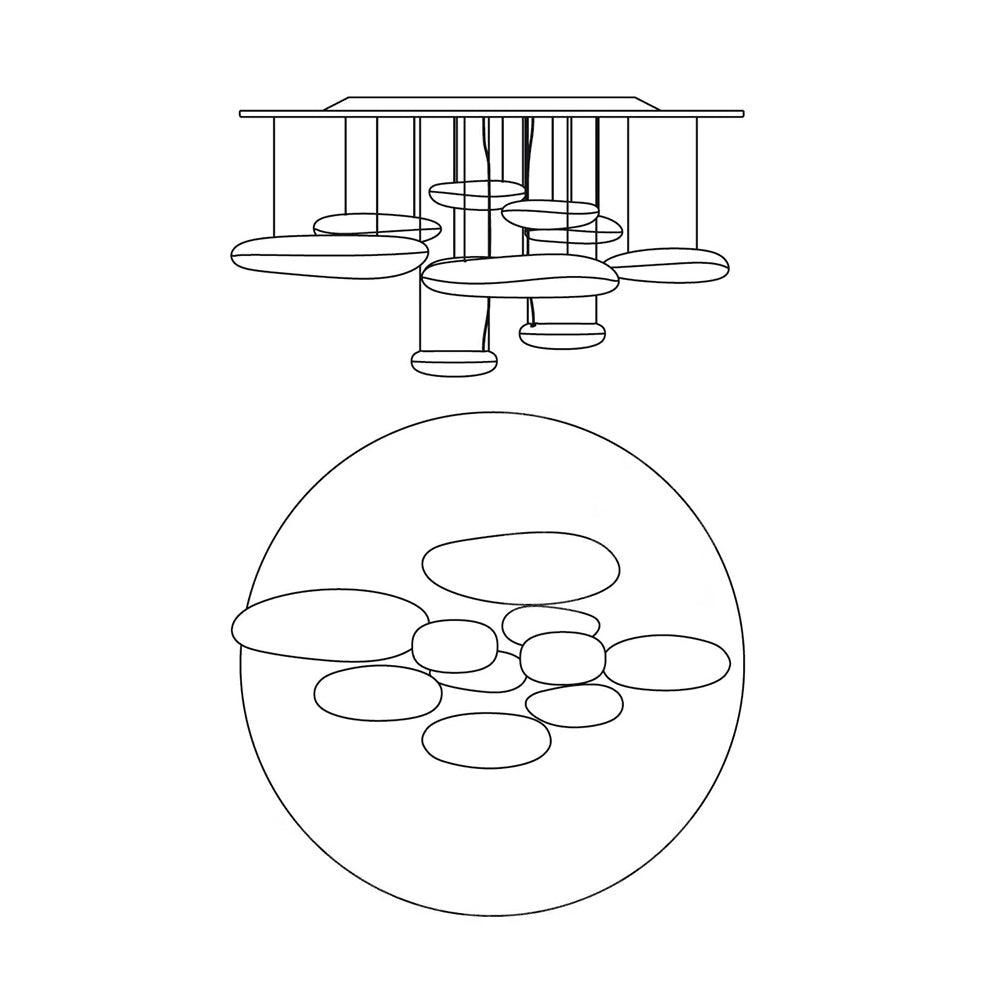 Mercury Chandelier - Blowlighting