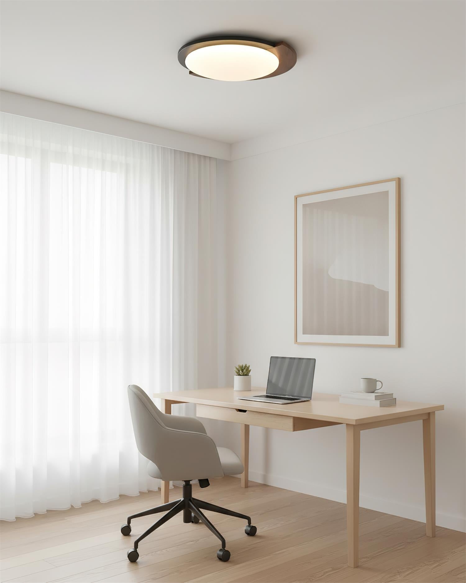 Semicircle Modern Metal Ceiling Lamp