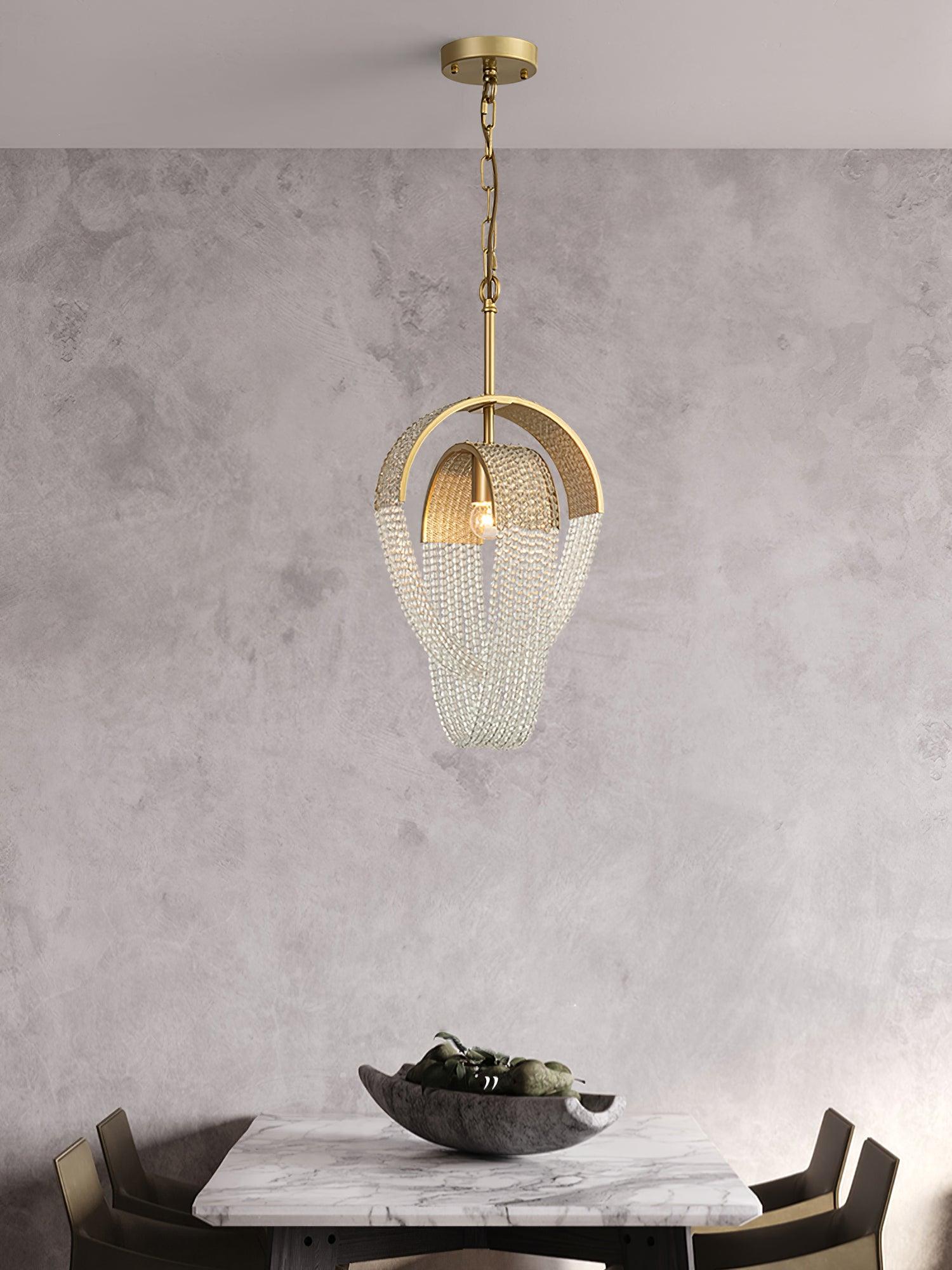 Mesh Crystal Chandelier - Blowlighting