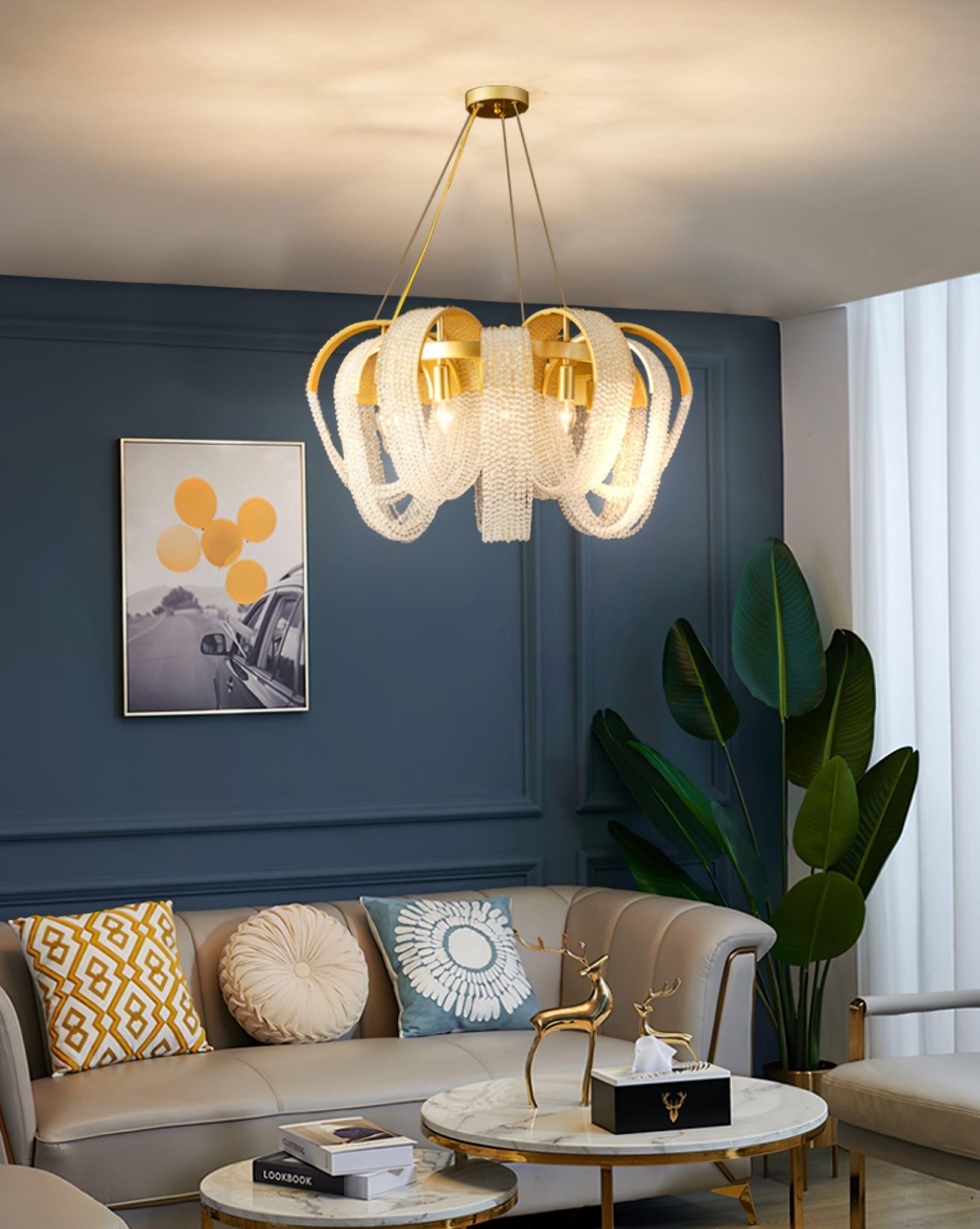 Mesh Crystal Chandelier - Blowlighting