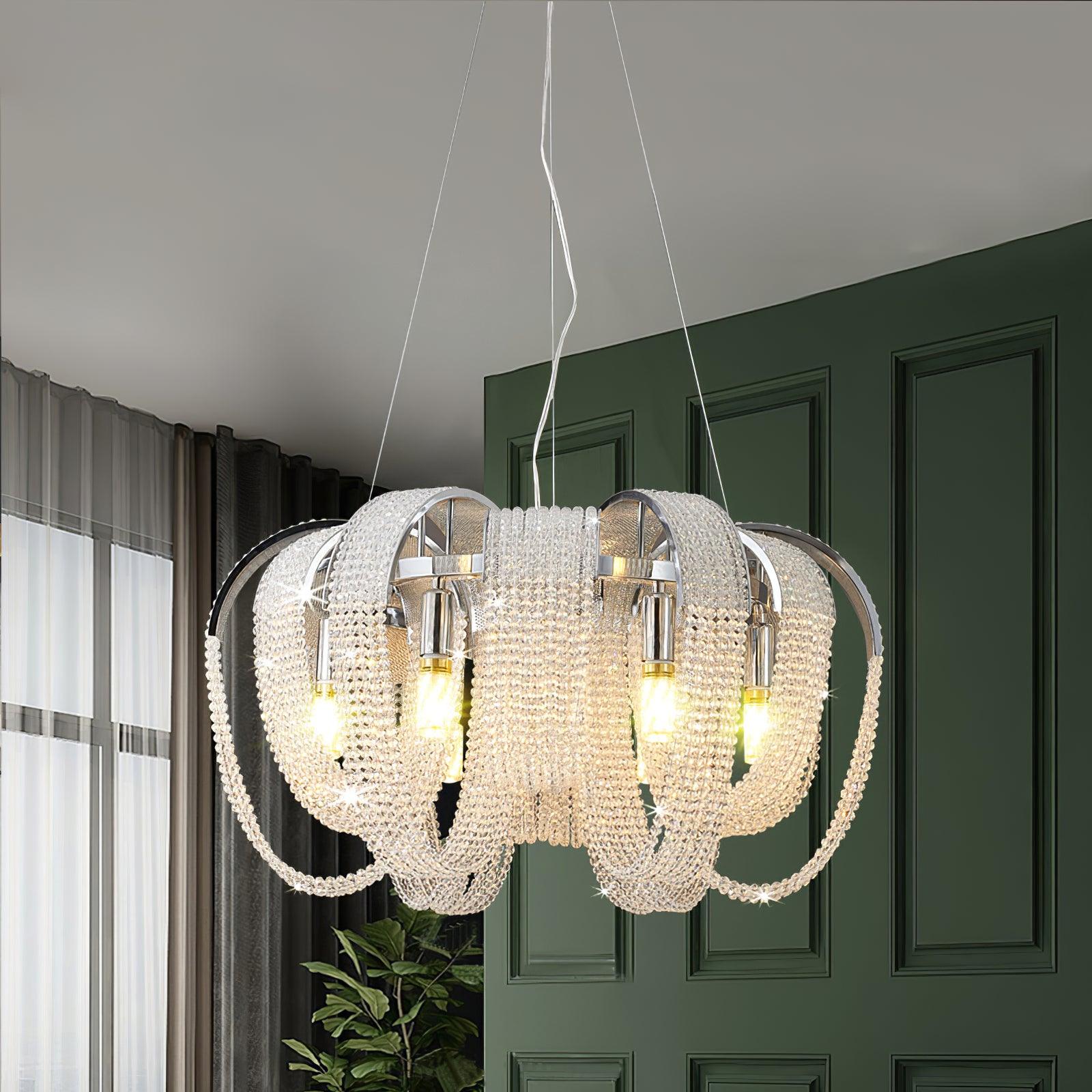 Mesh Crystal Chandelier - Blowlighting