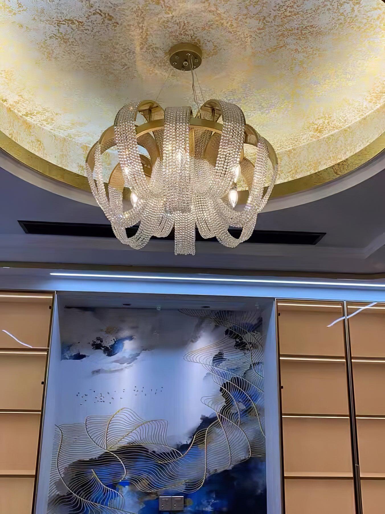 Mesh Crystal Chandelier - Blowlighting