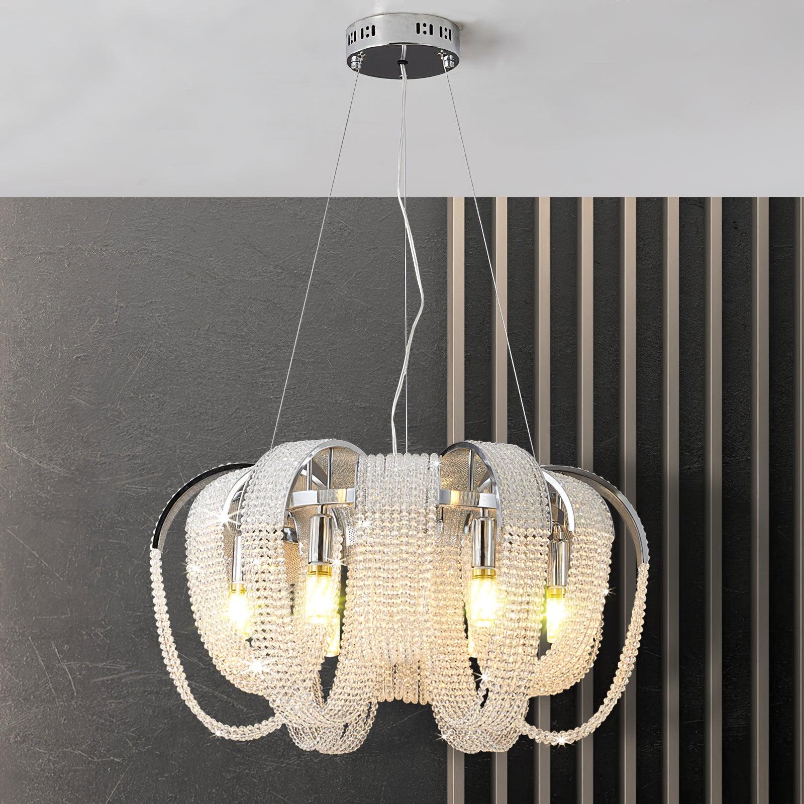 Mesh Crystal Chandelier - Blowlighting