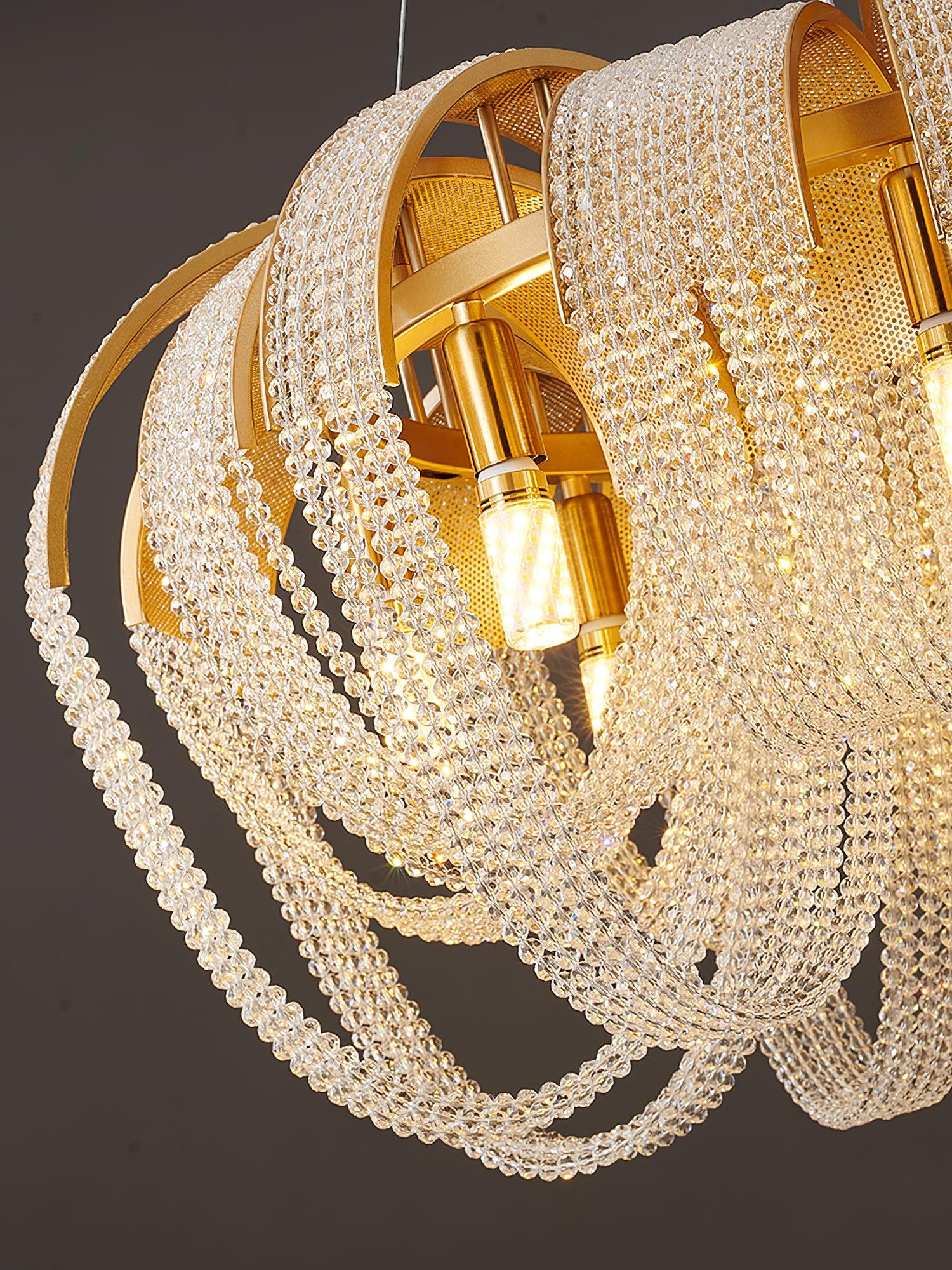 Mesh Crystal Chandelier - Blowlighting