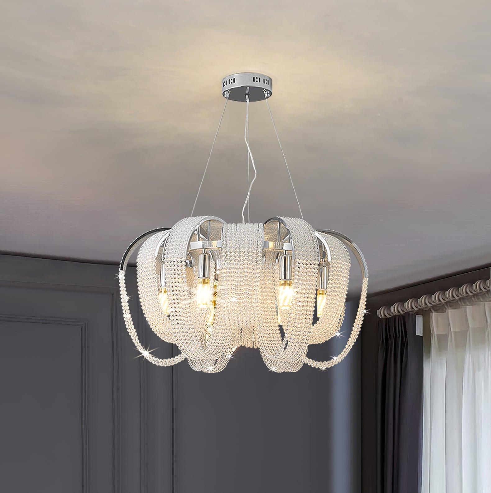 Mesh Crystal Chandelier - Blowlighting